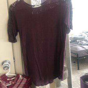 Maroon formal tee